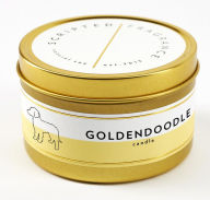 Title: Goldendoodle Candle in Tin
