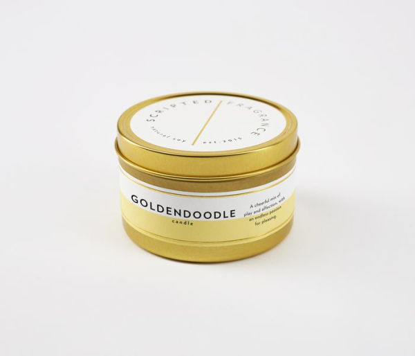 Goldendoodle Candle in Tin