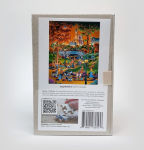 Alternative view 2 of Dog Walkers, Hand-Cut Wooden Jigsaw Puzzle (100 Pieces)