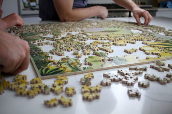 Different View, Hand-Cut Wooden Jigsaw Puzzle (200 Pieces)