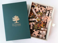 Alternative view 3 of Fainting in the Botanical Garden, Hand-Cut Wooden Jigsaw Puzzle (50 Pieces)