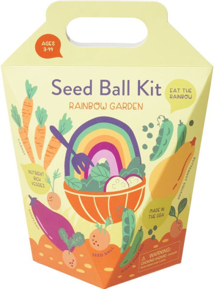 DIY Seed Ball Kit Rainbow Veggie Garden