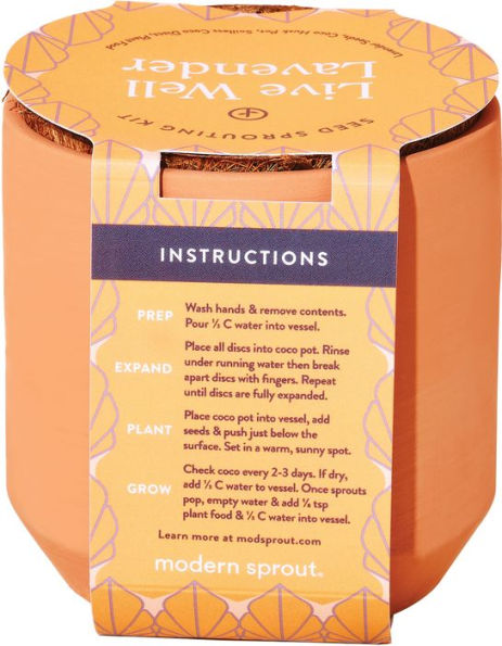 Tiny Terracotta Kit Live Well Lavender