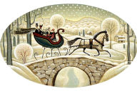 Title: Winter Sleigh, Boardwalk Wooden Jigsaw Puzzle (Fun Size - 25 Pieces)