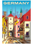 Alternative view 1 of Germany, Boardwalk Wooden Jigsaw Puzzle (Large Size - 317 Pieces)