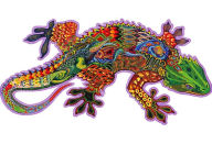 Title: Gecko, Boardwalk Wooden Jigsaw Puzzle (Jumbo Size - 400 Pieces)