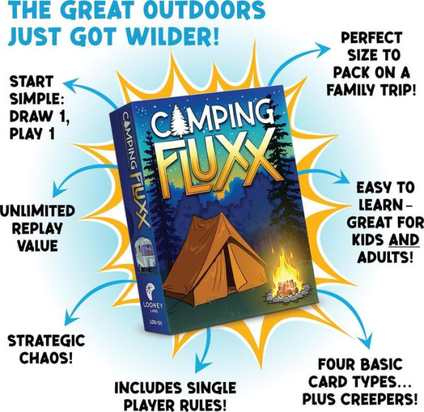 Fluxx Camping Fluxx by Andrew Looney