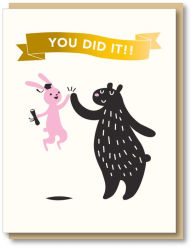 Title: Graduation Greeting Card You Did It Bunny