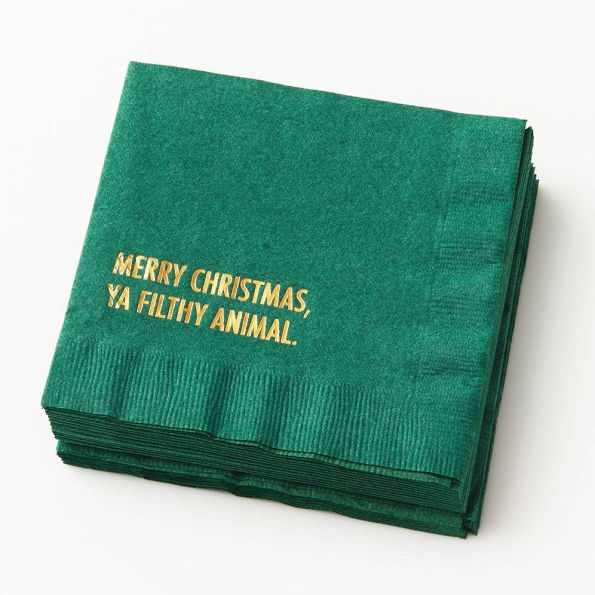 Filthy Animal Cocktail Napkin