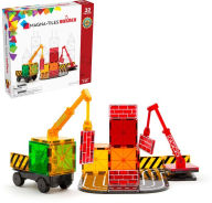 Title: MAGNA-TILES Builder 32-Piece Magnetic Construction Set, The ORIGINAL Magnetic Building Brand