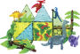 Alternative view 6 of MAGNA-TILES Dino World XL 50-Piece Magnetic Construction Set, The ORIGINAL Magnetic Building Brand