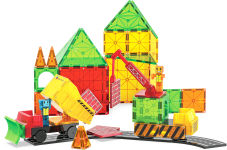 Alternative view 5 of MAGNA-TILES Builder XL 50-Piece Magnetic Construction Set, The ORIGINAL Magnetic Building Brand