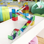 Alternative view 2 of MAGNA-TILES® Rail Racers Deluxe 90-Piece Magnetic Construction Set, The Original Magnetic Building Brand