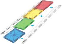 Alternative view 5 of MAGNA-TILES® Rail Racers Deluxe 90-Piece Magnetic Construction Set, The Original Magnetic Building Brand