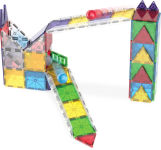 Alternative view 7 of MAGNA-TILES® Rail Racers Deluxe 90-Piece Magnetic Construction Set, The Original Magnetic Building Brand