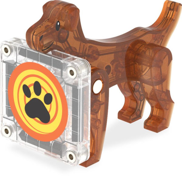 MAGNA-TILES® Dog House 13-Piece Magnetic Construction Set, The Original Magnetic Building Brand