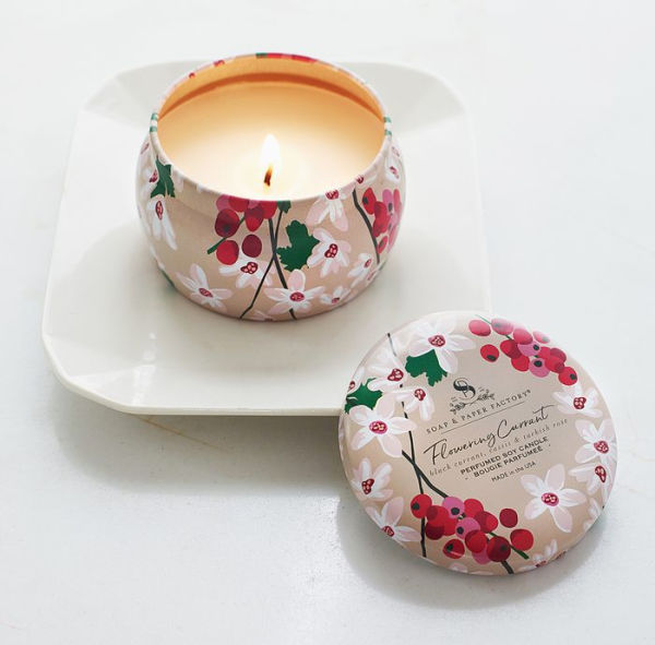 Flowering Currant 3 oz Small Tin Soy Candle