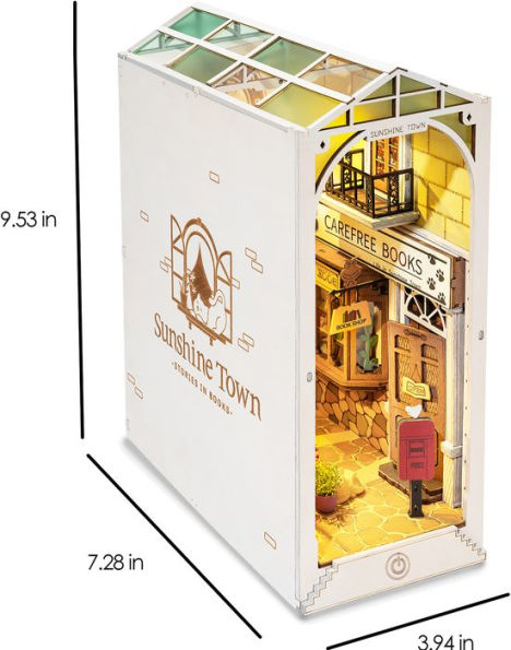 Mind Games 3D Wooden Puzzle Book Nook Sakura Densya And Sunshine Town 2  Sets