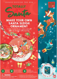 Title: Totally Santa Make Your Own Santa Sleigh Ornament