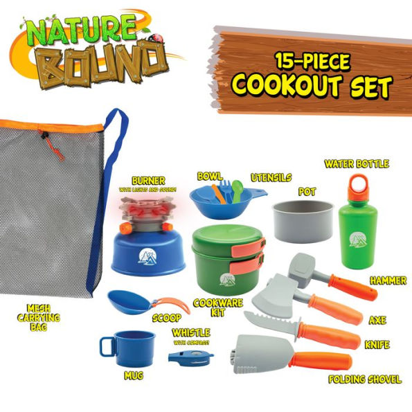 Camp Cookout Set, 15pc with Light & Sound