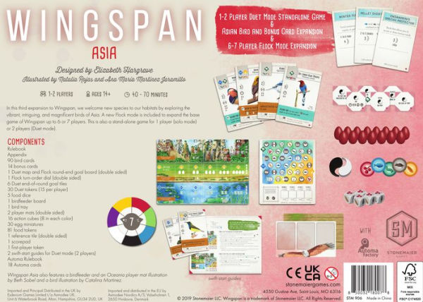 Wingspan Asia by Elizabeth Hargrave