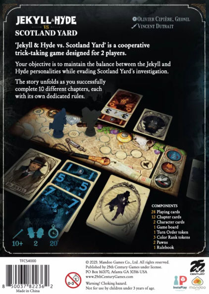 Jekyll & Hyde vs Scotland Yard by Gaëtan Beaujannot, Olivier Cipière, Geonil