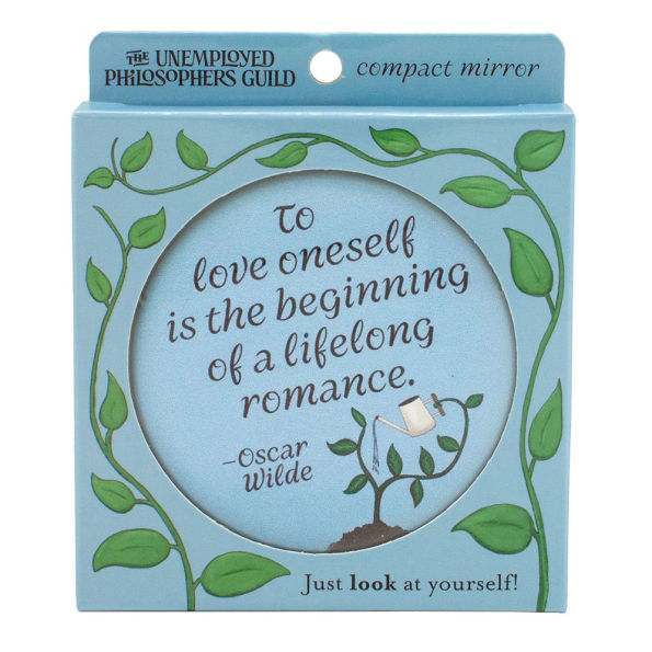 Oscar Wilde To Love Oneself Compact Mirror