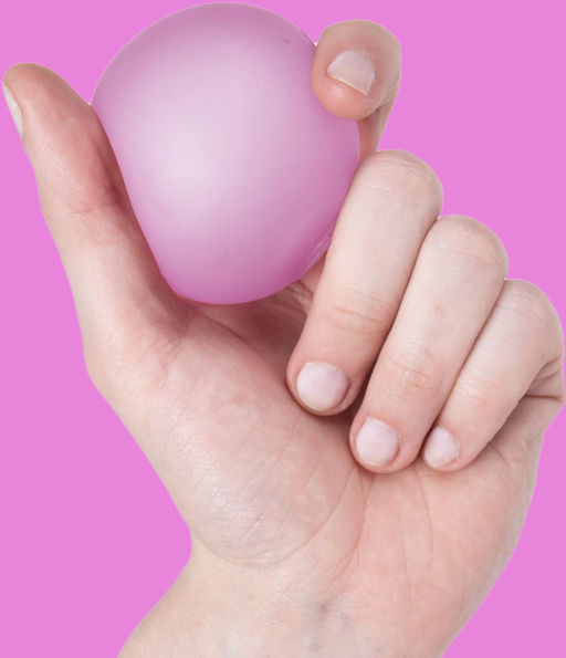 Gump Memory Gel Stress Ball - Moon Jelly