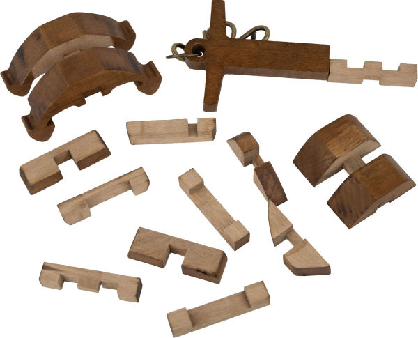 True Genius Chain & Anchor Wooden Brainteaser Puzzle