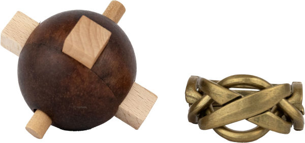 True Genius Ancient Engineer Wooden Brainteaser Puzzle