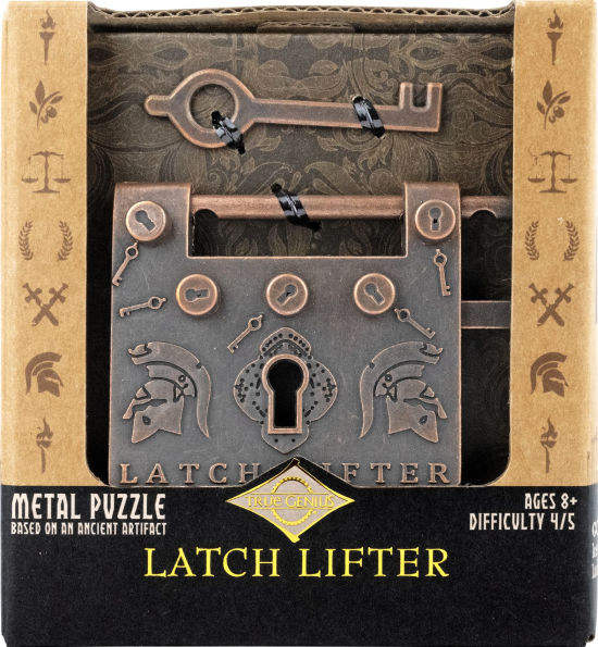 True Genius Metal - Latch Lifter Brainteaser Puzzle