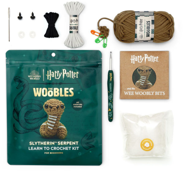 Slytherin Serpent Beginner Crochet Kit - The Woobles