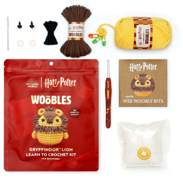 Gryffindor Lion Beginner Crochet Kit - The Woobles