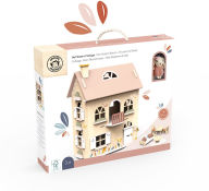 Title: Wooden Dollhouse Cottage