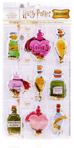 Harry Potter Potions Glitter Bottles Sticker Sheet