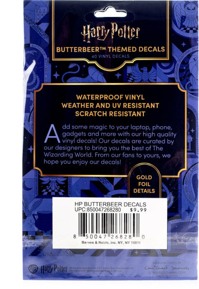 Harry Potter Butterbeer Decal Pack