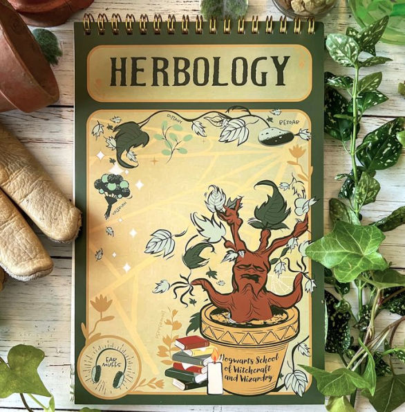 Harry Potter Herbology Top Spiral Notepad