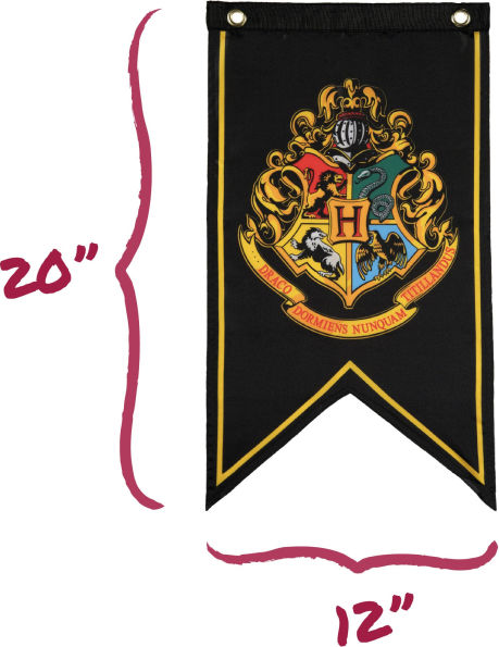 Hogwarts House Banners Set of Five