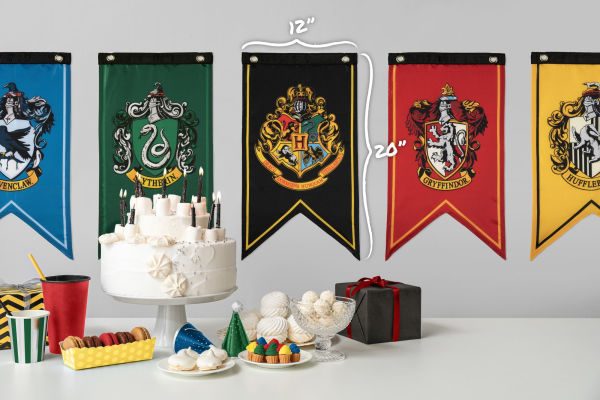 Hogwarts House Banners Set of Five