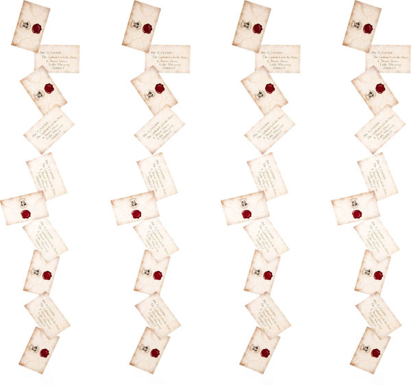 Harry Potter Floating Hogwarts Acceptance Letters