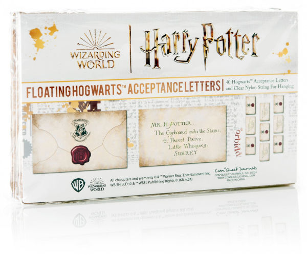 Harry Potter Floating Hogwarts Acceptance Letters
