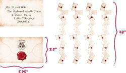 Alternative view 19 of Harry Potter Floating Hogwarts Acceptance Letters