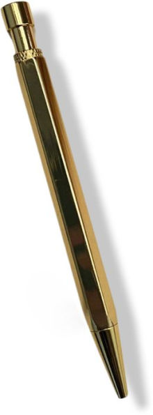 Retractable Gold Brass Pen