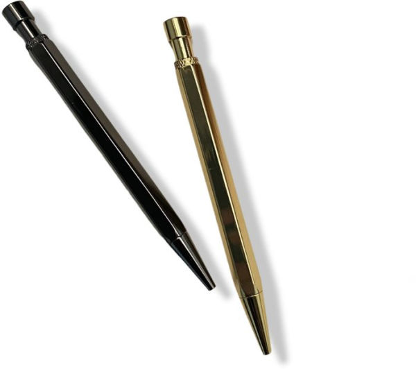 Retractable Gold Brass Pen