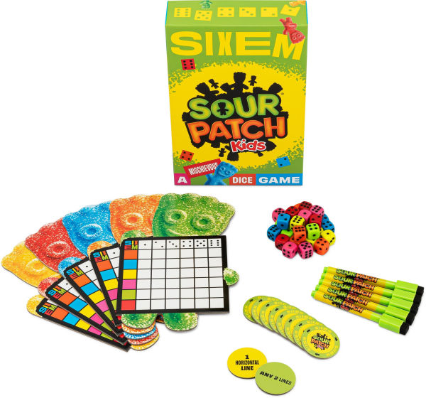 SIXEM Sour Patch Kids Dice Game by Martin N. Andersen