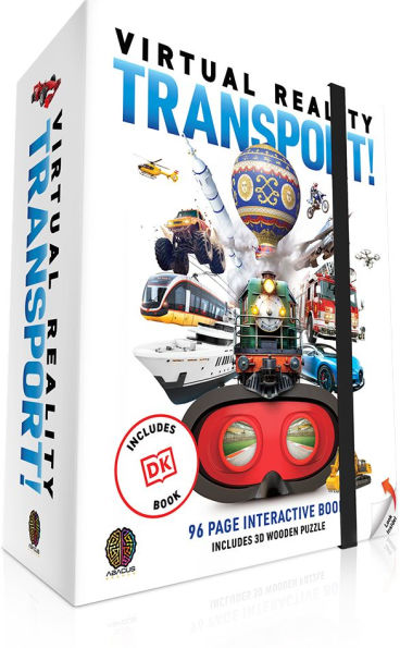 VR Transportation with VR Goggles for 20 + VR experiencs, DK Book and 3D wooden racecar puzzle