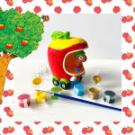 Alternative view 4 of Paint-A Pet kit Richard Scarry Apple