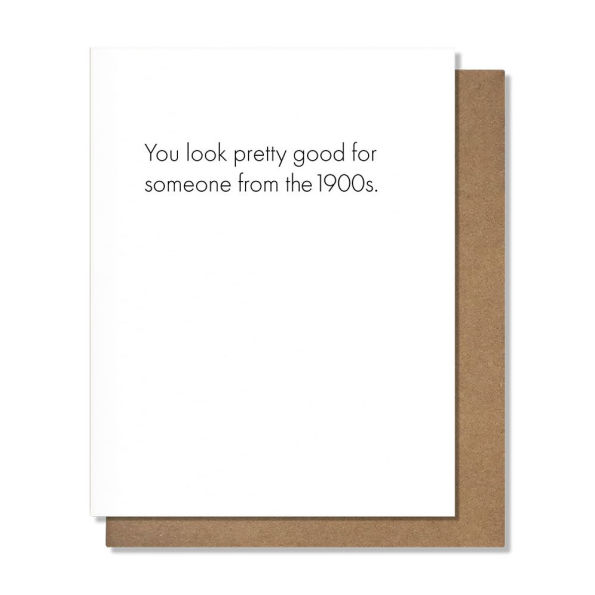 1900's Birthday Greeting Card