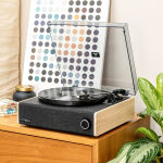 Alternative view 11 of Victrola Eastwood Turntable - Natural