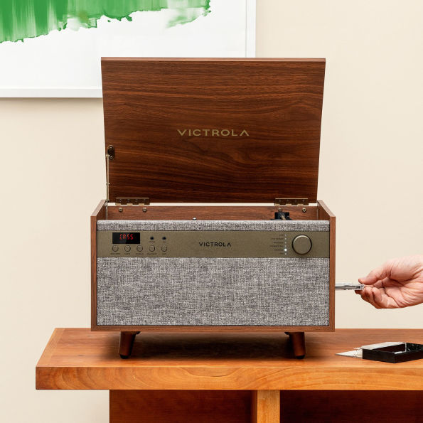 Victrola Century 6-in-1 Music Center - Walnut